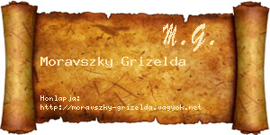 Moravszky Grizelda névjegykártya
